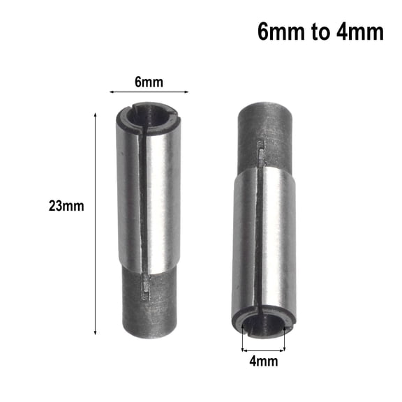 RANMEI 1/2" 1/4" 1/8" Collet Adaptor Shank Reducer Bit Cnc Spindles Router 4/6/8/10Mm Collet Chuck Conversion Sleeve Collet Adapters