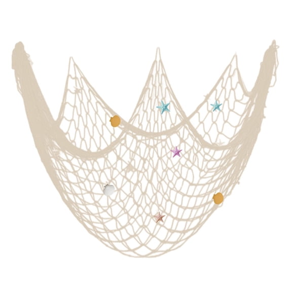 RANMEI 1×2M/1.5×2M Fishing Net Decoration Wall Hanging Fish Net Beach Themed Home Decor High-Quality Fishing Tools Accessories