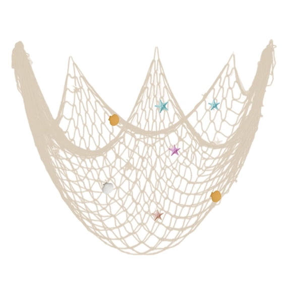 RANMEI 1×2M/1.5×2M Fishing Net Decoration Wall Hanging Fish Net Beach Themed Home Decor High-Quality Fishing Tools Accessories