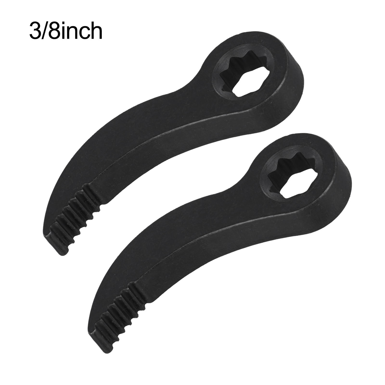 ZKTOOL 6PC Pry Bar Wrench Adaptor Head Kit,Crowbar Adapter Head Tools, The Square Outline Does Not Slip Easily, Includes 1/2\" 3/8\" 1/4\" D 4pt/8pt (Square) Profile
