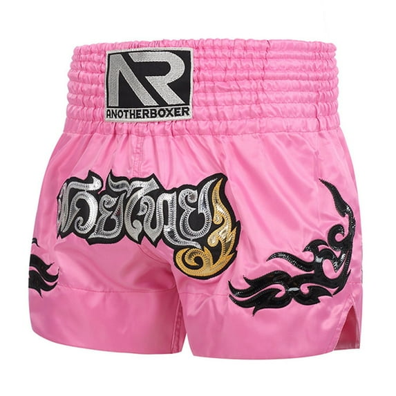 RANMEI 1 Pcs Boxing Shorts Summer Class Muay Thai Sanda Boxing Fighting Training Competition Children'S Muay Thai Shorts Parts