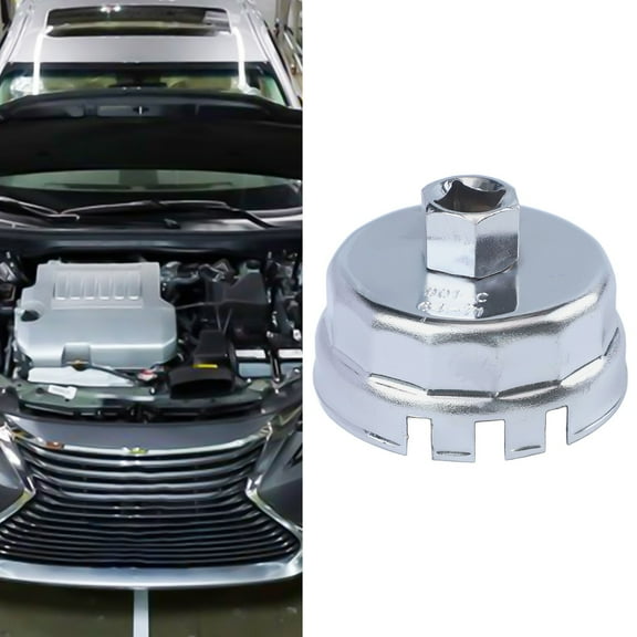 RANMEI 1 X 64Mm 14-Slot Oil Filter Key 1.8L For Toyota For Corolla For Matrix For Prius