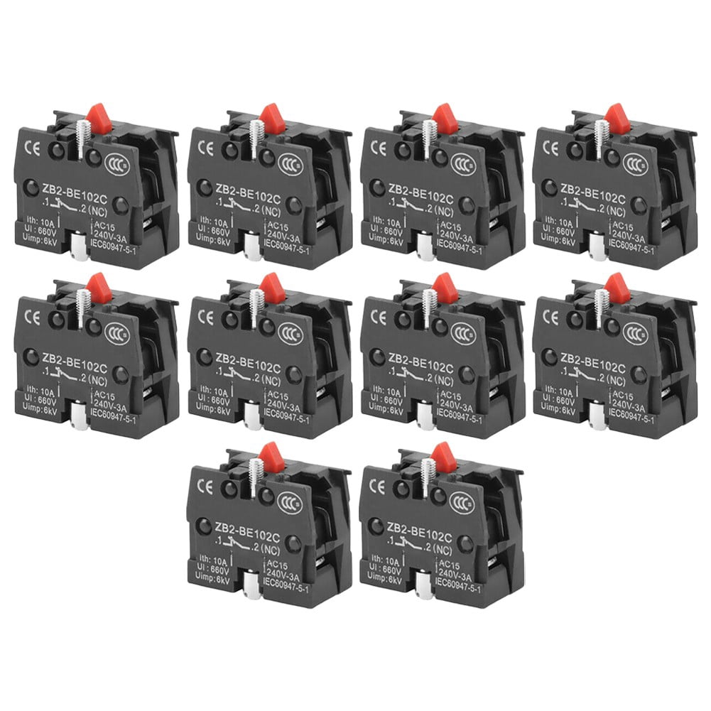 Telemecanique ZB2-BE102 Contact Block - Lot of 12 - Metal Logics, Inc