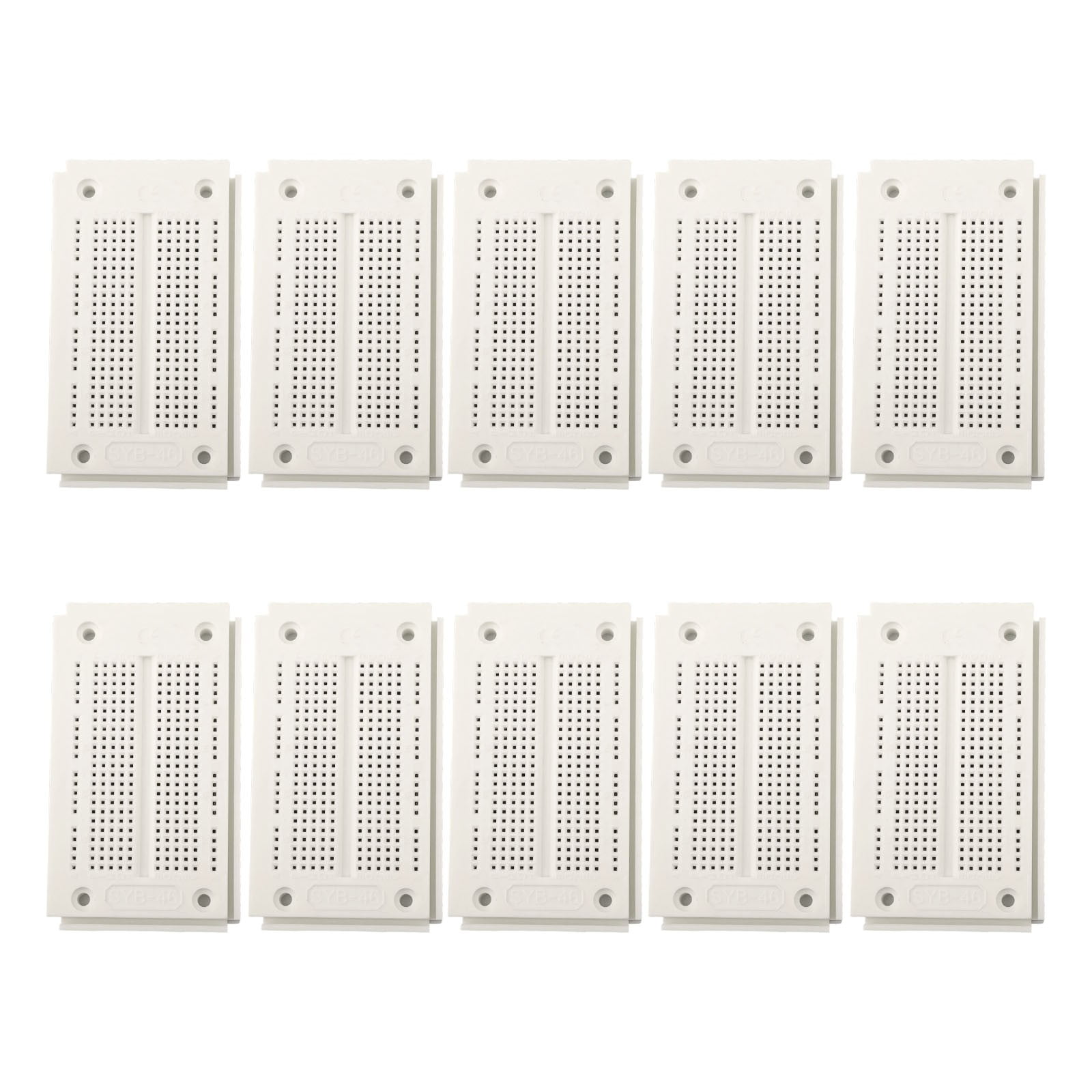 RANMEI 10Pcs Syb-46 270 Holes Solderless Breadboard Gpio Expansion Board Diy Test Board Hand Tools Power Tools Accessories