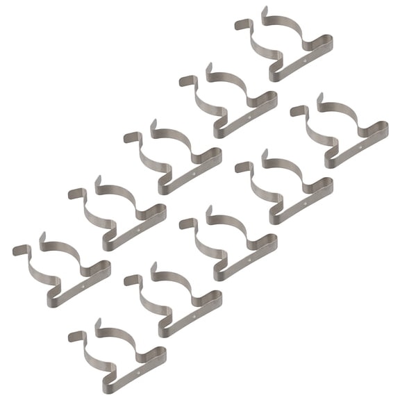 RANMEI 10Pcs Tools Spring Terry Clips Snap Shed Closed Heavy Duty Wall Mount Clips Set