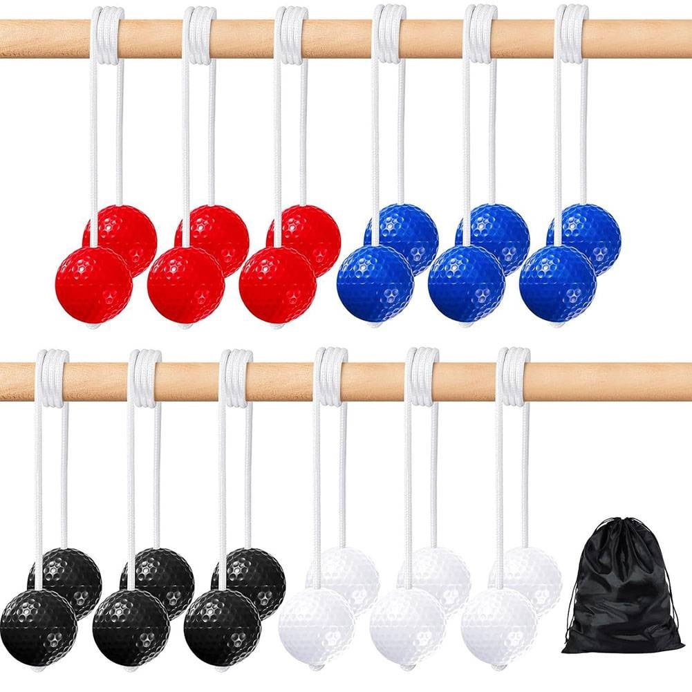 RANMEI 12 Pairs Golf Training Balls Outdoor Throwing Game Golf Training ...