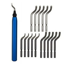 RANMEI 15Pcs/Set Wood Metal Cutting Hex Rotary Hole Cutter Hand Removal Tool Deburring