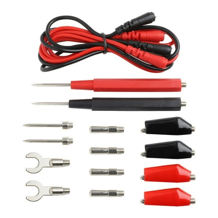 RANMEI 16Pcs Multimeter Test Leads Kit 3.3Ft/1M Copper Cat Iii 1000V 10A Use For Industrial Electronics Home Compatibility Flexibilit