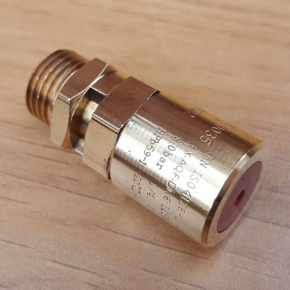 RANMEI 1PCS 1/4" BSP AIR PRESSURE SAFETY VALVE 9 11 BAR / FOR COMPRESSOR SWITCH