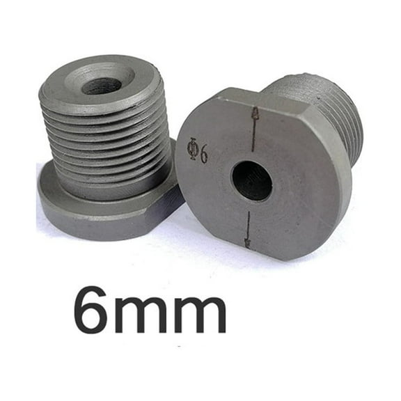 RANMEI 1Pc Drill Bush Three In Punch Drill Sleeve M20X1.5 Thread 6/8/10/12/15Mm For Round Wood Tenon Punching Device Power Tool