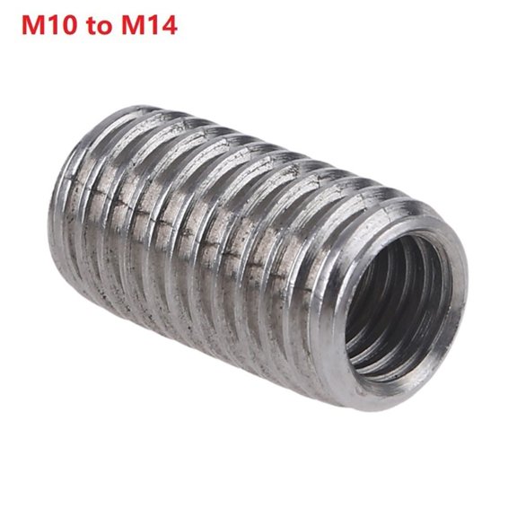 RANMEI 1Pc M10 To M14 Adapter Angle Grinder Polisher Thread Drill Bit Interface Converter M14 To M10 Adapter Power Tools Accessories