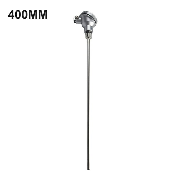 RANMEI 1Pcs Rtd= Pt100 Temperature Sensor Probe 1/2\" Npt Thread Thermocouple Terminal Head For -200~420°C Temperature Range