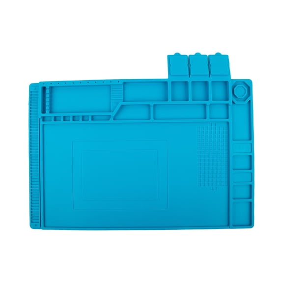 RANMEI 1Pcs Soldering Mat Station,Magnetic Electronics Repair Mat,Silicon Soldering Mat