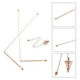 thumbnail image 1 of RANMEI 2 Pcs Sticks Detector Rod Copper Probe Double Round-Ball Head For Water Treasure Finding Metal Probing Tool Measuring Tool, 1 of 8
