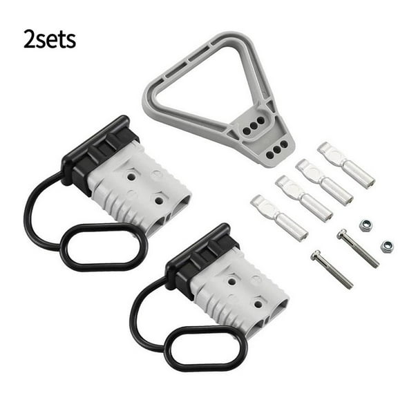 RANMEI 2 Sets Of 120A/175A For Anderson Connector Battery Plug + Dust Cover + Handle Waterproof Box Junction Box Plastic Enclosure