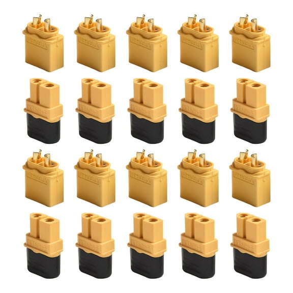 RANMEI 20Pcs For Xt60 Male/Female Connector Power Connector For Rc Lithium Battery