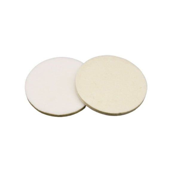 RANMEI 2Pcs 1/2/3/4/5/6/7Inch Wool Felt Polishing Pads Wheel For Car Glass Stainless Steel Furniture Wood Maintenance Accessories