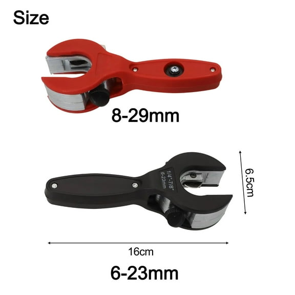 RANMEI 2Pcs Ratchet Tube Pipe Cutter For 6-23Mm & 8-29Mm Copper Cutting Tools Aluminum Alloy Ratchet Tube Pipe Cutter Replacement Parts