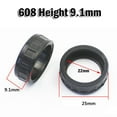 thumbnail image 1 of RANMEI 2Pcs Rubber Sleeve Power Tools Bearing Rubber Sleeve 607 608 6000 Angle Grinder Electric Hammer With Steel Ring, 1 of 9