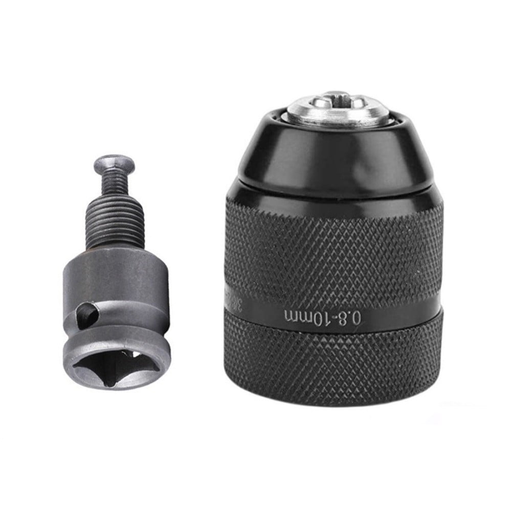 Watris Schnellspann-Bohrfutter 3/8-24UNF - Keyless Mit 1/4 Sechskant-Adapter