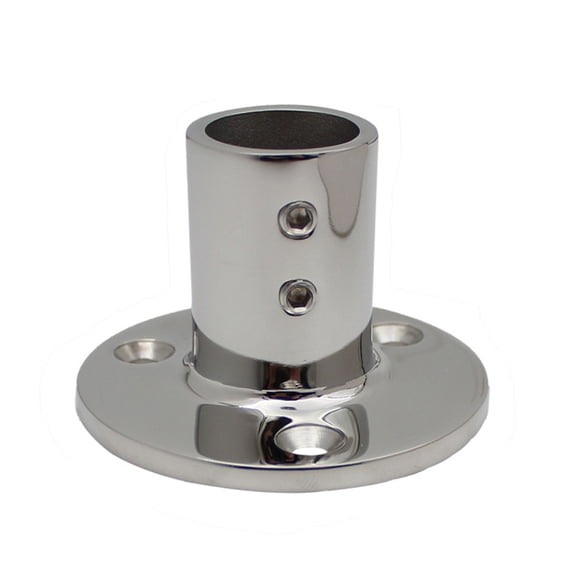 RANMEI 316 Stainless Steel Boat Hand Rail Base Fits 7/8"Or1" Tube Yacht Railing Mount