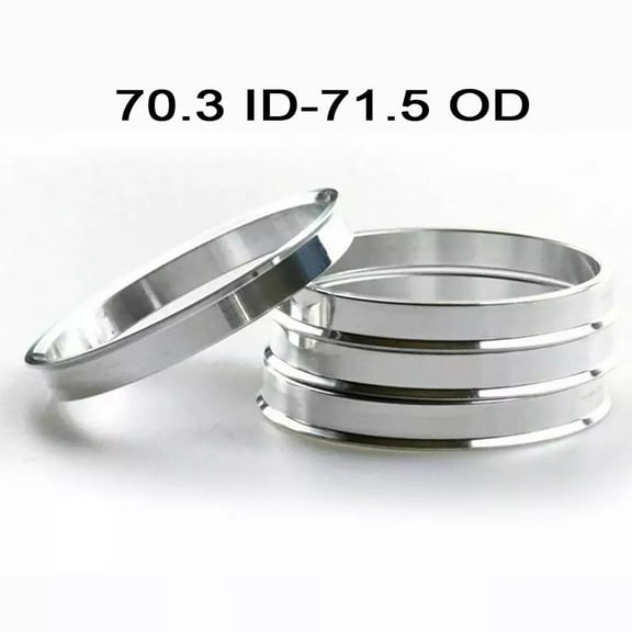 RANMEI 4Pcs Hub Centric Wheel Spacer Rings 70.3Mm Id To 71.5Mm Od For Smooth Ride