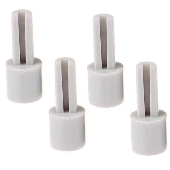 RANMEI 4Pcs Potentiometer Extension Knob Mixer Potentiometer Lengthening Shaft Grey Plastic Extension Shaft Long Axis Tool Parts
