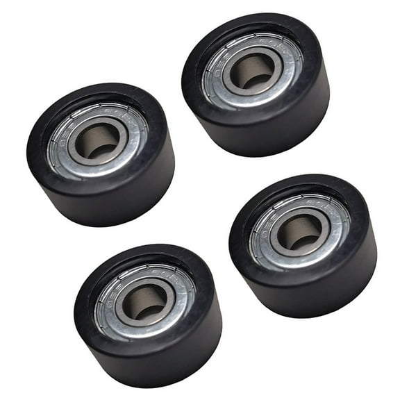 RANMEI 4Pcs Rowing Machine Seats Wheel Rowing Machine Pulley Roller Cushion Limit Wheel 8*27*11Mm Accessories