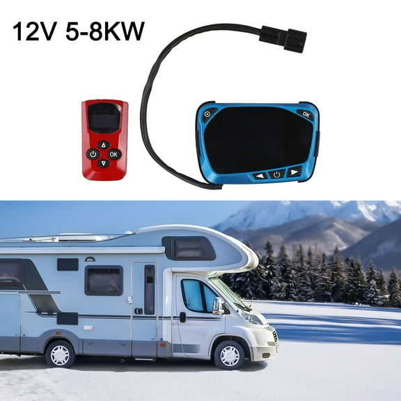 RANMEI 5Kw Air Heater 12V Heater Outdoor Use Winter Heating High Visibility Lcd Display Temperature Adjustment For Cars For Parking