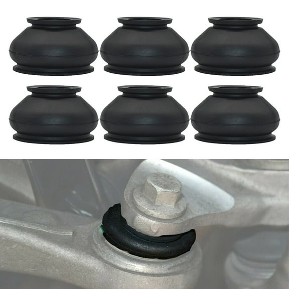 RANMEI 6Pcs Car Ball Joint Dust Boot Covers For Suspension Steering Protection