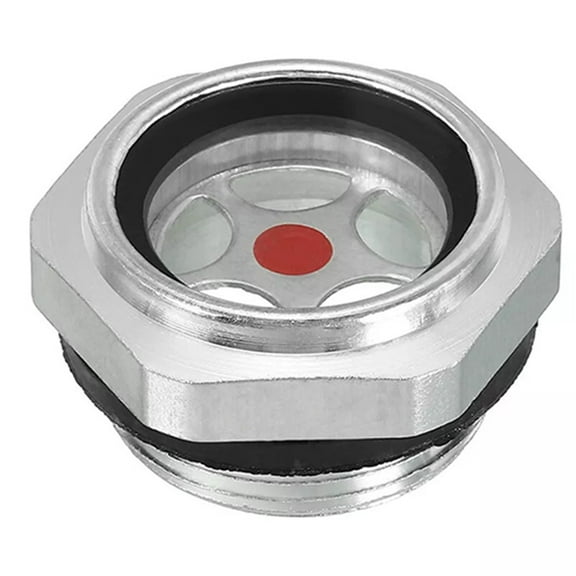 RANMEI Air Compressor Oil Sight Glass M27*1.5 Aluminum Oil Level Gauge Air Compressor Accessories Pneumatic Tool Parts Cnc Metalwork