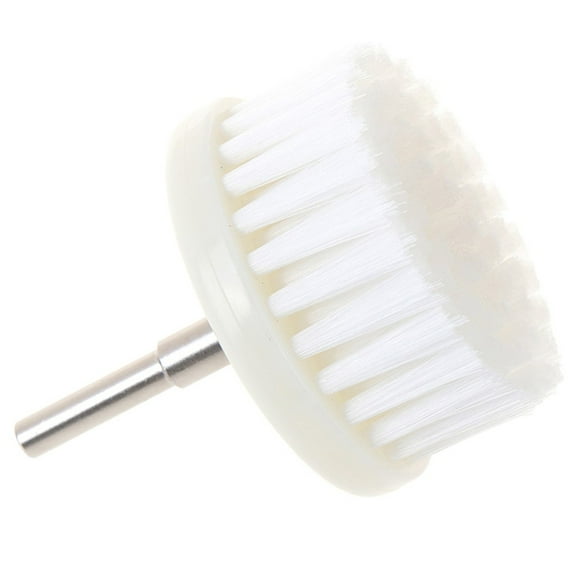 RANMEI Brush Head Soft Drill Powered Brush White Metal Nanowire Plastic 60Mm Diameter For Leather For Sofa For Carpet