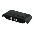 thumbnail image 1 of RANMEI Car Interior Solar Clock Thermometer Stickon Digital Watch 24Hour Night Light, 1 of 8