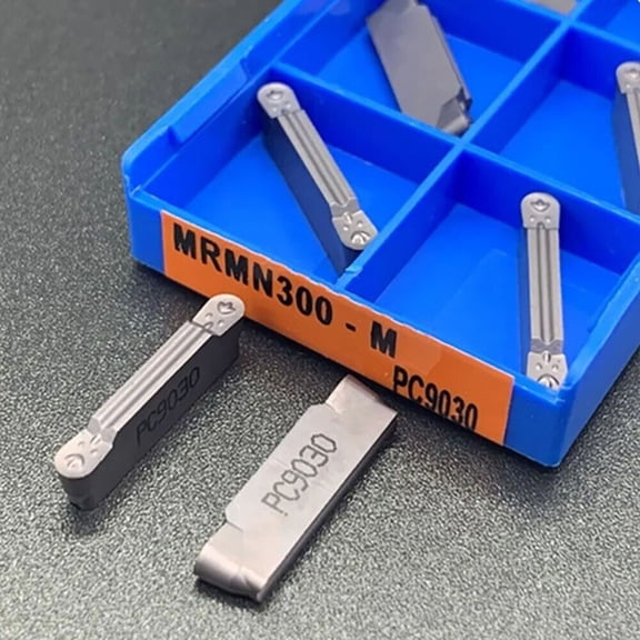 RANMEI Cnc Cutting Tools Mrmn300M 3Mm Inserts Pack Of 10 For Steel And Stainless Steel