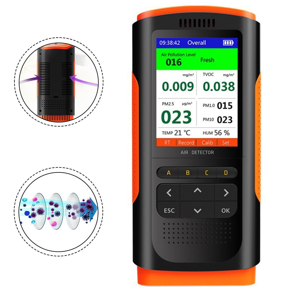 RANMEI Compact Air Pollution Meter With Lcd Display For Indoor Air Quality Check