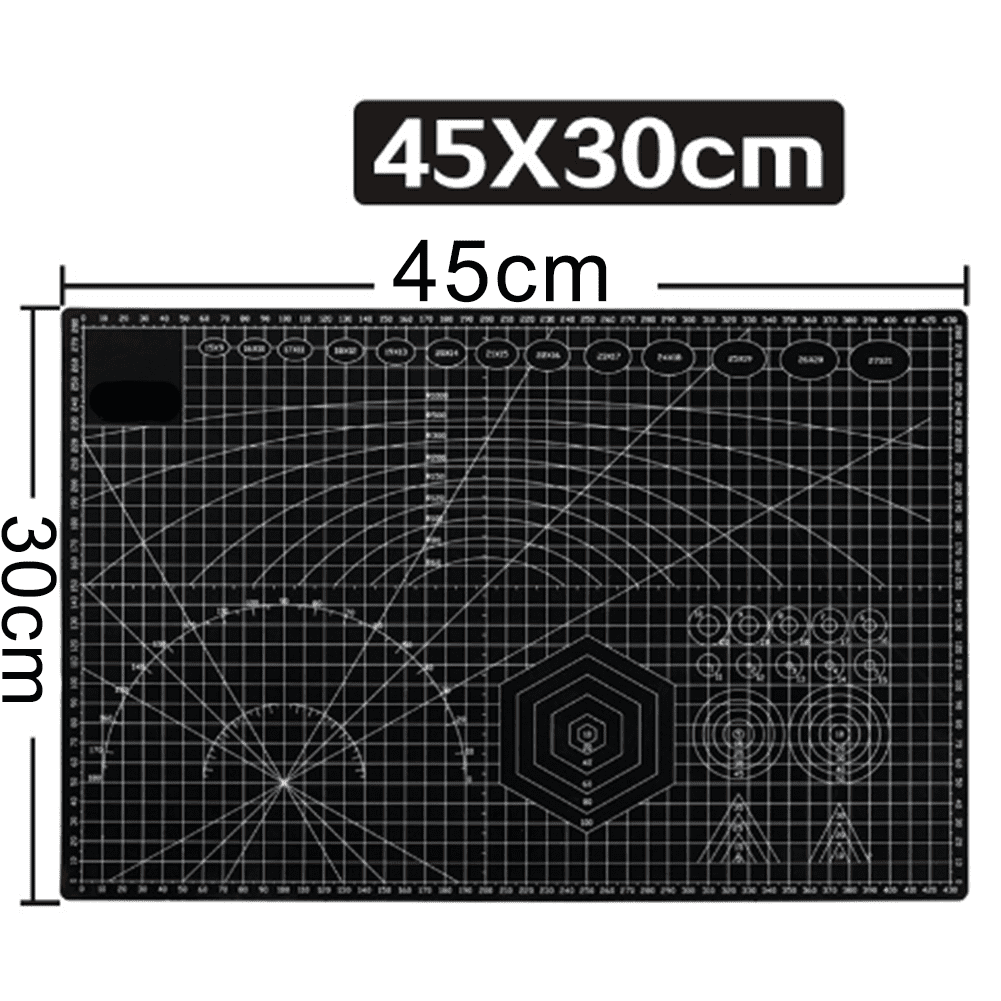 RANMEI Double Sided Craft Cutting Mat Waterproof With Scale For Easy Measurements