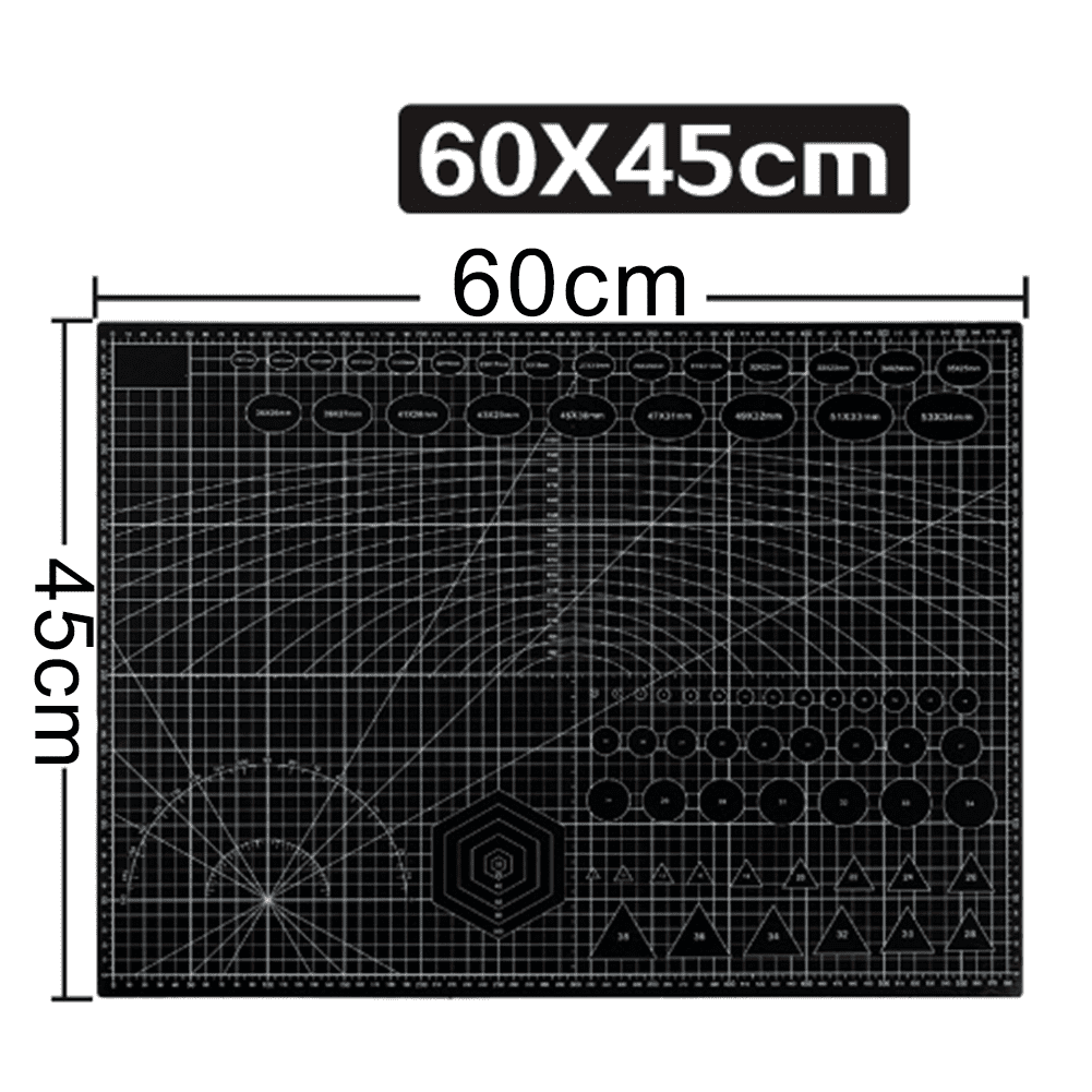 RANMEI Double Sided Craft Cutting Mat Waterproof With Scale For Easy Measurements