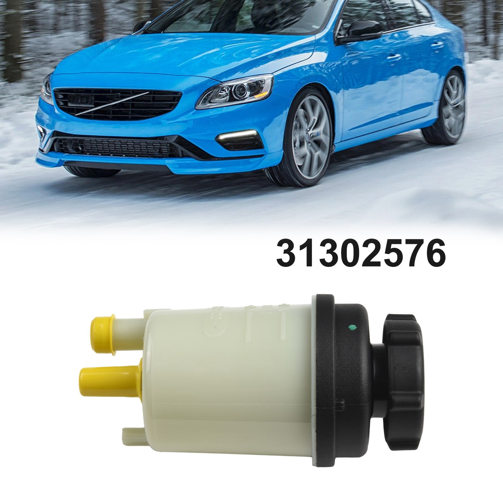 RANMEI Durable Steering Bottle Power Bottle Tank 31302576 For Volvo S80 ...