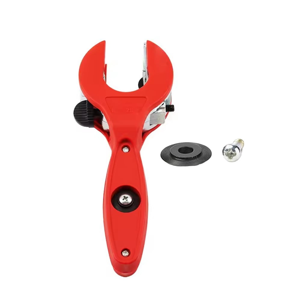 Efficient Ratchet Tube Cutter – Cuts Stainless Steel, Copper & Aluminum Pipes 8-29mm, Ideal For Tight Spaces (Red)