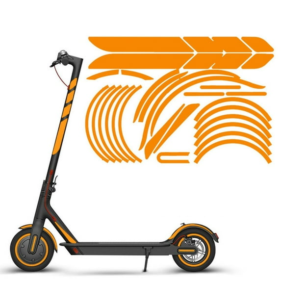 RANMEI Electric Scooter Eflective Sticker Pvc Six Color Choose Scooter Accessories For Xiaomi-M365 Body Reflective Sticker 2025