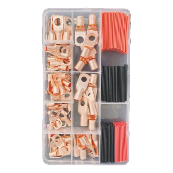 RANMEI Electrical Systems For Electrical Repairs Battery Wire Connectors Copper Cable Joints Rust Resistance Easy Crimping