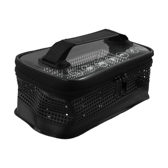 RANMEI Fishing Tackle Storage Mesh Bag Plastic Portable Lure Handbag Large Capacity