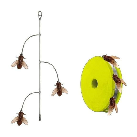 RANMEI Fly Imitation Lure Set - 3/5-Hook Floating Rigs