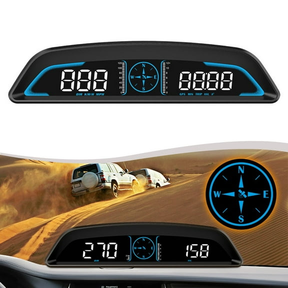 RANMEI Gps Hud Speedometer For Car Speedmeter Heads Up Display With For All Vehicle New