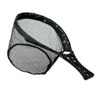 RANMEI Handle Fly Fishing Hand Net Glue Coated Mesh Cloth Catching Butterfly Net Foldable Stream Landing Net Portable Fishing Net