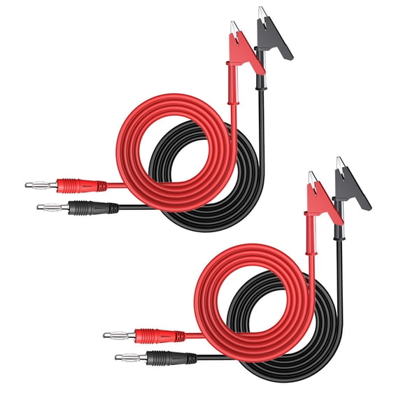 RANMEI High Insulation Test Cables With Crocodile Clips For Multimeter Applications
