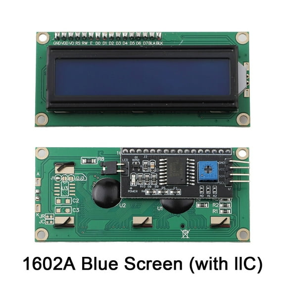 RANMEI I2C Compatible 1602 Lcd Module With Blueyellow Green Backlight Display