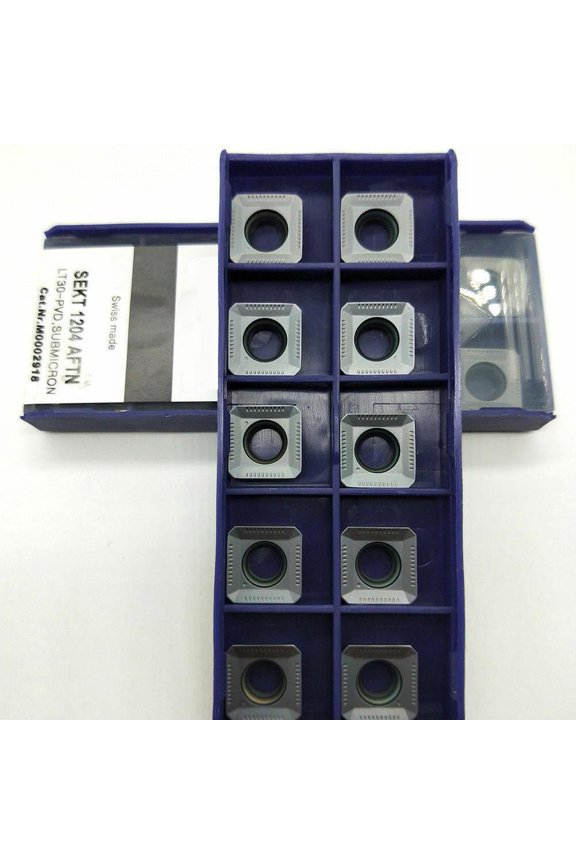 Indexable Inserts Sekt1204Aftn Insert Business Industrial Tight Tolerances 10Pcs Carbide Inserts High Grip Strength