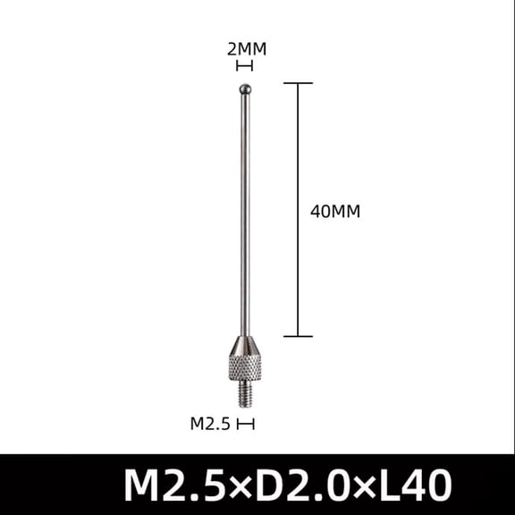 RANMEI Micrometer Probe Thread Indicator Extension Rod Multimeter Test Leads Essential Tool For Dial Test Indicators For Measuring