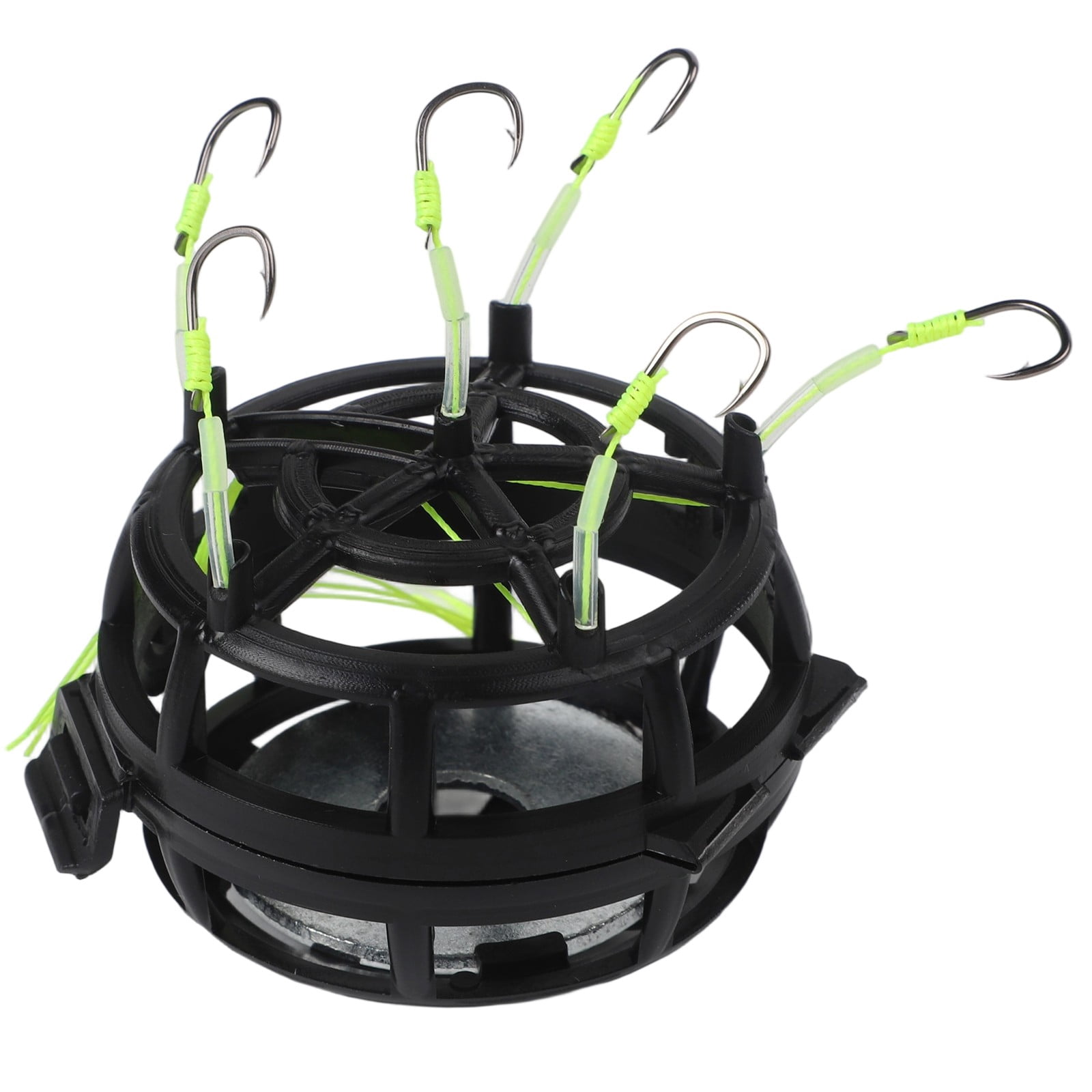 Stringing Hook RANMEI New String Hook Fishing Bait Cage 6 Hook Carbon Steel Line Group ...